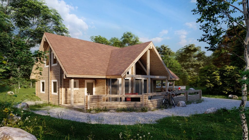 combien coûte une maison en bois kit ?